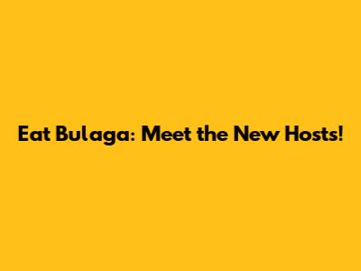 Eat Bulaga: Meet the New Hosts!