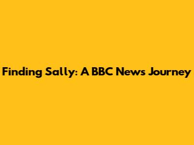 Finding Sally: A BBC News Journey