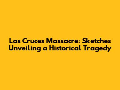 Las Cruces Massacre: Sketches Unveiling a Historical Tragedy