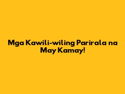 Mga Kawili-wiling Parirala na May 'Kamay'!