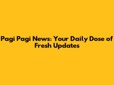 Pagi Pagi News: Your Daily Dose of Fresh Updates