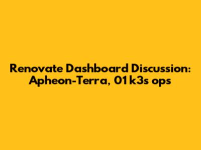 Renovate Dashboard Discussion: Apheon-Terra, 01_k3s_ops