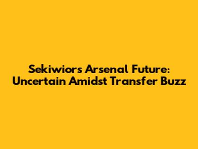 Sekiwior's Arsenal Future: Uncertain Amidst Transfer Buzz
