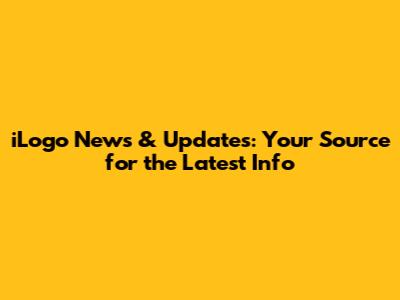 iLogo News & Updates: Your Source for the Latest Info