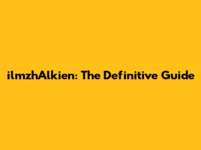 ilmzhAlkien: The Definitive Guide